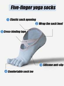 1/3/6 Pairs Women's Multi-Color Professional Yoga Socks, Non-Slip Silicone Boat Socks For Pilates, Indoor Flooring, Suitable For Autumn/Winter, Spring/Summer Sports Wear
