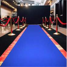 1pc Pink 2mm Disposable Carpet Suitable For Wedding Birthday Party Celebration Movie Festival Outdoor Corridor All Seasons,Christmas - Blue - View 4
