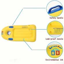 1pc Inflatable Surfboard - Portable, Foldable Swimming Board, Suitable For Swimming Classes, Surfing, Water Training And Recreation - Multicolor - View 5