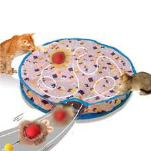 1 Rechargeable Cat And Dog Cache Toy Set - Interactive Rolling Balls Set For Exercise And Entertainment - USB/Battery Powered With Multiple Caps And Quick Action - Thermoplastic Rubber Material - Multicolor - View 6