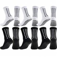 6 Paar rutschfeste Griff-Socken für Herren und Damen, hervorragend für Fußball, Basketball, Baseball, Rugby, Fußball, Radfahren, Laufen, Wandern, Tennis, Skateboard, Athletik, Training, Herbst