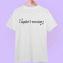 Swift Taylor Taylor's Version T-Shirt [Unisex] - White - View 1