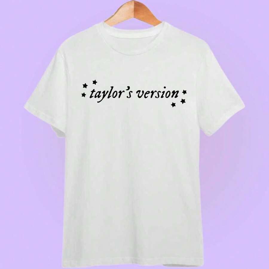 Swift Taylor Taylor's Version T-Shirt [Unisex] - White - View 1