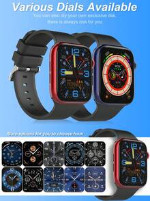 智能手表，具有音乐播放、电话通话、消息查看、步数追踪、天气显示等多功能功能 TB39 - 彩色 - 查看 3