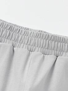 Balabala Children's Capri Pants Girls' 2025 Summer Lightweight Big Tween Girl Quick-Dry Sports Pants - Medium Gray - View 6