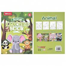 Libro de colorear Montessori de 20 páginas con animales vibrantes - incluye princesas, coches, animales y talla grande. Mejora la creatividad, la concentración y las habilidades de dibujo. Mejora la coordinación mano-ojo y el control del lápiz, estimula la imaginación del niño e inspira el despertar artístico. ¡Actividades de fiesta de dibujo, regalo de cumpleaños, regreso a la escuela para niños y niñas!