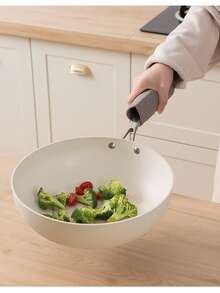 1pc Multi-Function Dining Table Mat, Kitchen Non-Slip Heat Resistant Pad, Silicone Coaster, Trivet - Beige - View 11