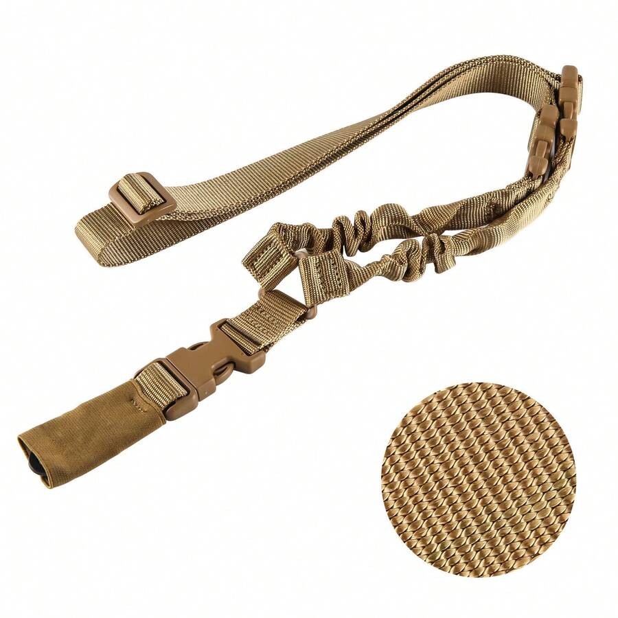 Correa Elástica Para Rifle De Un Solo Punto, Correa Militar - Caqui - Ver 1