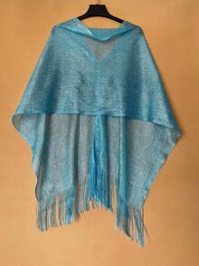 1pc Fashionable And Versatile Knitted Women's Spring/Summer Poncho, Comfortable, Breathable, Sun-Proof, Suitable For Various Occasions To Wear - Multicolor - View 34