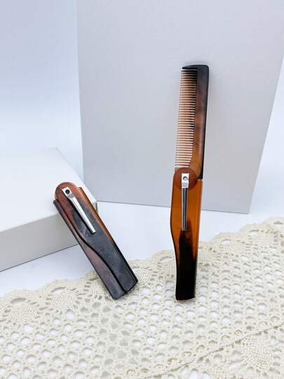 1支便携式口袋折叠梳，剃刀式男士胡须梳，女士折叠旅行梳，返校季，旅行度假必备，女士美发配件，梳子，发刷，边缘梳，梳发，梳子，梳理头发，解结梳，球形梳，迷你发刷，发刷套装，木梳，发刷，发刷，梳子，梳子，后梳，发刷，边缘梳，梳发，梳子，发刷套装，梳理头发，迷你发刷，解结梳，发刷，美发产品，美发工具，美发用品，护发，卷发梳，理发师，理发配件，美发设备，小梳子，迷你发刷，旅行必备，发型，美发，发刷，后梳，造型梳，卷发梳，边缘梳，梳子，梳发，发刷套装，梳理头发，卷发梳，解结梳，头发女士梳子、头发、旅行、美发产品、美发工具、美发用品、理发师、理发配件、理发店、美发设备