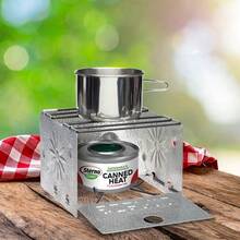 Sterno Foldable Portable Camping Stove - Easy-To-Assemble Outdoor Cooking Stove For Camping, Picnics, Tailgating &Amp; Emergencies - Silver - White - View 4