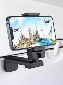1/2pcs Airplane Desktop Cell Phone Holder, Travel Stands 360 Degree Rotating, Foldable & Portable Phone Stand With All Phones, Clip-On Phone Holder, Car Phone Holder, Universal Mount For Travel, Live Streaming, Airplanes Travel Essentials Travel Accessories Vacation Summer Holiday Back To School