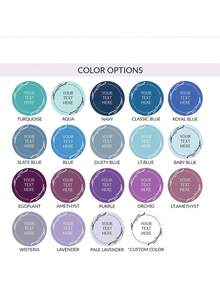 定制圆形贴纸、婚礼乙烯基贴纸、个性化商务感谢贴纸、Sage 派对礼品标签、定制圆形贴纸、学校用品、返校 - 彩色 - 查看 4