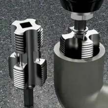 PRP Water Pipe Inner Hole Drill Inner Hole Drill Double Heads PPR Pipe Threader For 1/2inch 3/4inch Pipes Inner Threading Making - Multicolor - View 2