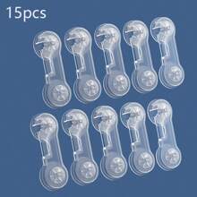 5/10 Stück Kinder Multifunktions-Sicherheitsschlösser, Baby Anti-Einklemmschutz Schubladenverriegelung, Säuglingsschrank Türverriegelung, transparente abgesenkte Sicherheitsschlösser, transparente Kindersicherheitsschlösser, Baby Schubladenverriegelung, kindersichere Schrank- und Kühlschrankschlösser