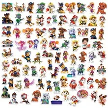 Paw Patrol 85入 汪汪隊立大作戰卡通可愛趣味塗鴉貼紙 個性創意裝飾貼紙 適用於剪貼簿、行李箱、吉他、鉛筆盒，禮物與學校用品貼紙 - 彩色 - 查看 2