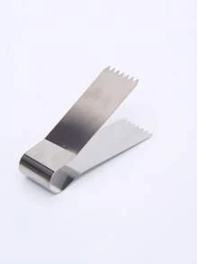 1/2/3/4/5/6Pcs Multipurpose Stainless Steel Pastry Tongs - Ergonomic Dough Scraper & Cookie Maker For Maamul, Pastries, Pasta - Durable Kitchen Tools With Comfort Grip, Hanging Storage Design, Baking Essentials, Compact Tool, Sturdy Construction, Cooking Enthusiasts