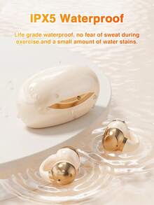 Słuchawki bezprzewodowe Genai, słuchawki otwarte, słuchawki z przewodnictwem powietrznym, słuchawki stereofoniczne OWS z otwartym uchem, słuchawki sportowe z mikrofonem i zaczepami na uszy, wodoodporne słuchawki fitness odpowiednie do biegania - Wielokolorowe - Zobacz 8