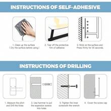 2Pack Hat Organizer For Baseball Hat Racks For Wall Hat Hanger Closet Space Saving Holder Hat Storage Drilling & Self Adhesive Hat Hooks For Wall Closet Door Office Bedroom (Black)