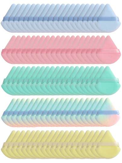 三角形天鹅绒粉扑 5/10/20/30/50/100个装，采用超柔软天鹅绒材质，专为修容、眼部和边角设计，适合所有肤质。化妆品，价格实惠，可用于房间装饰、梳妆台、旅行、卧室等场合。化妆配件，粉扑，美妆蛋，粉扑，化妆海绵，价格实惠，圣诞礼物，化妆品，化妆工具，便宜好物，礼物，女士礼物，圣诞礼物