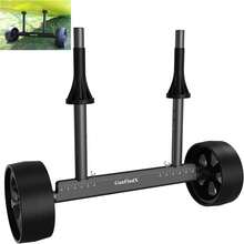 GanFindX Upgraded Quick-Detachable Sit-On-Top Kayak Cart Dolly With Flat-Free Wheels, Width &Amp; Height-Adjustable Kayak Wheels Cart, Suitable For Various Kayaks And Canoes With Plug Holes - màu đen - Xem 1