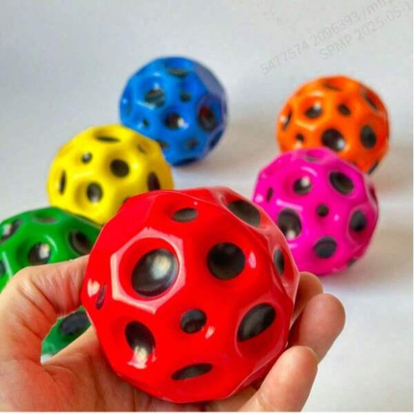 Ultra High Bounce Ball, Super High Bounce Ball, Sensory Ball, Athlete Training Ball, Colorful Space Ball, Stress Relief Bouncing Ball Toys