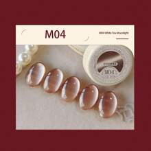 PERFEKTE FARBE Katzenaugen Gel Nagellack, 58 Farben, Weihnachts-Vampir-Katzenaugen Glitzer Gel Lack Set Rot Gold Glasperle Keramik Magnetischer Gel Lack Set, Kristall Schimmer Braun Gold Farben Nagel Gel Soak Off LED Nail Art Maniküre Salon DIY Geschenke