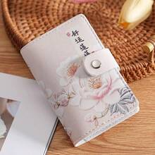 Lễ hội mua sắm năm 2025 Giảm giá trong thời gian có hạn Hộp đựng thẻ hoạt hình dễ thương, Ngăn đựng thẻ lớn cho nữ, Nhiều khe cắm thẻ, Chống khử từ, Ví đựng thẻ cho nữ - Nhiều màu - Xem 10