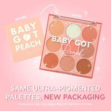 Colourpop Going Coconuts Eyeshadow Palette - Cool-Toned Neutral Eyeshadow Palette With Ultra-Velvety And Silky Finishes - High-Pigment Eye Makeup With A Long-Wearing Formula (0.3 Oz) - Baby Got Peach - 查看 2