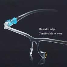 1pc Transparent Face Shield Mask, Splash Proof, Oil Proof, Cooking Protection, Mirror Frame + Shield Panel (1 Set) - Transparent - View 5