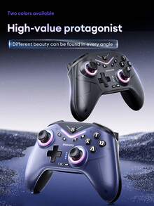 PHILIPS 飞利浦 DLK5070 蓝牙游戏控制器，双霍尔机械按键，3 级震动调节，高游戏体验，兼容 Switch、PC、无线移动游戏、电视、电子竞技，6 轴运动感应，可拆卸面罩