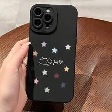 Stars Swiftie Merch Aesthetic Phone Case For IPhone 17air 16 11 15 14 13 12 Pro Max XR Plus Case Black Phone Cases Birthday Christmas Gifts For Women Daughters Teen Girls Swiftie Gifts - Noir - Voir 1