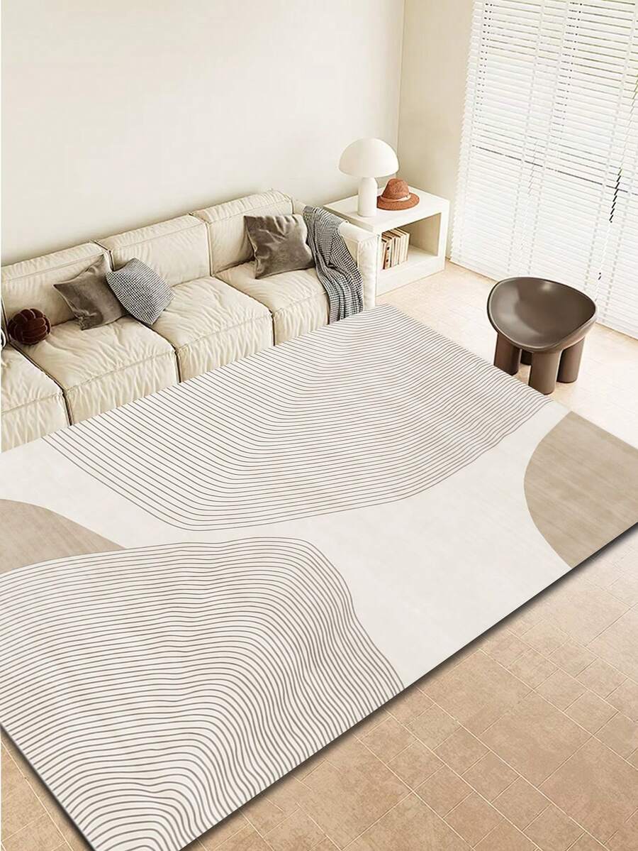 1pc Luxury Soft Printed Rug, Lightweight, Machine Washable, Rectangular For Indoor, Entryway, Porch, Creating Elegant Home Decor, Rug, Bedroom Decor, Home Decor, Room Decor