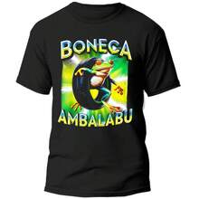 Playera, BrainRot Italiano – " Boneca Ambalabu" - Negro - Ver 1