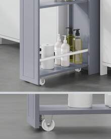 Bathroom Shelves & Corner Shelves - 灰色 - 查看 3