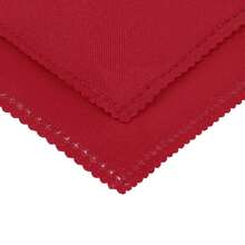 12 Pack Polyester Cloth Napkins, Great Napkins For Parties Weddings Restaurant Cocktails Banquet - Red - View 3