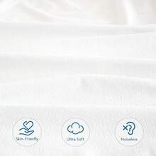 Queen Mattress Protector Waterproof Cover Absorbent Fitted Sheet Up - 18'' Deep Pocket Mattress Cover Queen Size Bed Sheets, Terry Machine Wash Protection Mattress Protector