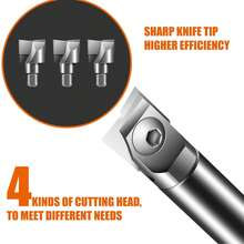 1 Set Door Lock Installation Tool Kit, For DIY Wood Door Lock Hole Drilling And Installation/Replacement - Multicolor - View 5