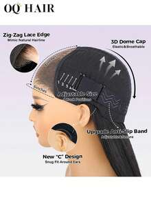 OQ Hair Wear And Go Glueless Wig Kinky Curly 6x4 HD Lace Closure Wig Human Hair Wig Glueless Wear Go Wigs Pre-Cut & Pre-Plucked 180% Density 24 Inch Unprocessed Real Hair Natural Color Stylish Natural Looking Young For Women Halloween Maquillaje Hair Extensions Cosplay Fairy Hair Wedding Mermaid Black Wig Hair Stuff - SNatural - View 12