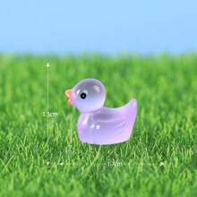 10/30/50pcs DIY Mini Yellow Duck, Glowing Mini Resin Yellow Duck, Mini Toy, Glowing Small Animal In The Dark, Suitable For Holiday Gifts, Sock Gifts, Party Gifts, Prank Games, Landscape Gardens