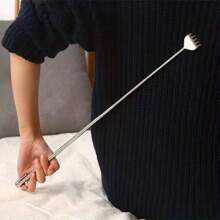 1 Pc Retractable Back Scratcher, Stainless Steel Retractable Anti-Itch Claw, Massage Tool For The Elderly