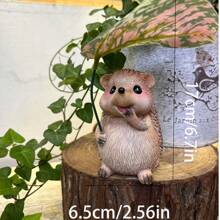Cute Resin Hedgehog Decorative Ornament, Used For Wedding Decoration, Bedroom Decoration, Room Decoration, Garden Decoration, And Holiday Gift Essentials