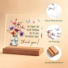 1pc, Quà tặng tri ân giáo viên, Quà tặng tri ân giáo viên nữ, Đồ dùng thiết yếu cho giáo viên - Bảng tri ân, Quà tặng tri ân giáo viên nữ nhân Ngày Nhà giáo tốt nhất - Nhiều màu - Xem 5