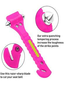 Dual-Headed Car Emergency Escape Hammer, Metal Auto Hammer For Rapid Rescue & Window Breaking, Car Tool