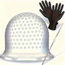 Set de gorro reutilizable para mechas con gancho metálico y guantes para teñir, herramienta y accesorio de estilismo profesional para cabello normal, kit portátil para teñir el cabello, ideal para la vuelta al cole, viajes y vacaciones, accesorios para el cabello para mujer, cepillo para peinar hacia atrás, accesorios de peluquería, secador de pelo, cabello, peluquería, herramientas para el cabello, productos para el cabello, secador de pelo, cabello, productos para el cabello, herramientas para el cabello, cepillo para el cabello, peluquería, accesorios de peluquería, equipo de peluquería, peinado, peluquería, cabello, productos para el cabello, herramientas para el cabello, artículos para el cabello, peluquería, accesorios de peluquería, barbería, equipo de peluquería - Multicolor - Ver 9