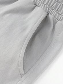 Balabala Children's Capri Pants Girls' 2025 Summer Lightweight Big Tween Girl Quick-Dry Sports Pants - Medium Gray - View 7