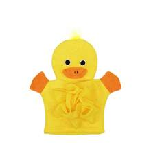 1PC Cartoon Kids Bath Gloves Exfoliating Double Sided Scrubber For Dead Skin Removal Cartoon Washing