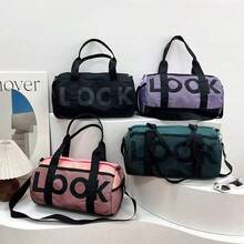 1pcs2025 Fitness Bag Large Capacity Short-Haul Travel Bag Unisex Travel Bag Dry Wet Separation Exercise Yoga Bag - Multicolor - View 1