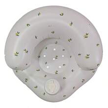 多功能充气婴儿学习椅和婴儿浴凳，适合3个月及以上婴儿的婴儿充气座椅，夏季充气婴儿坐姿座椅，充气婴儿地板座椅，婴儿淋浴椅地板座椅，婴儿背部支撑沙发，充气婴儿座椅