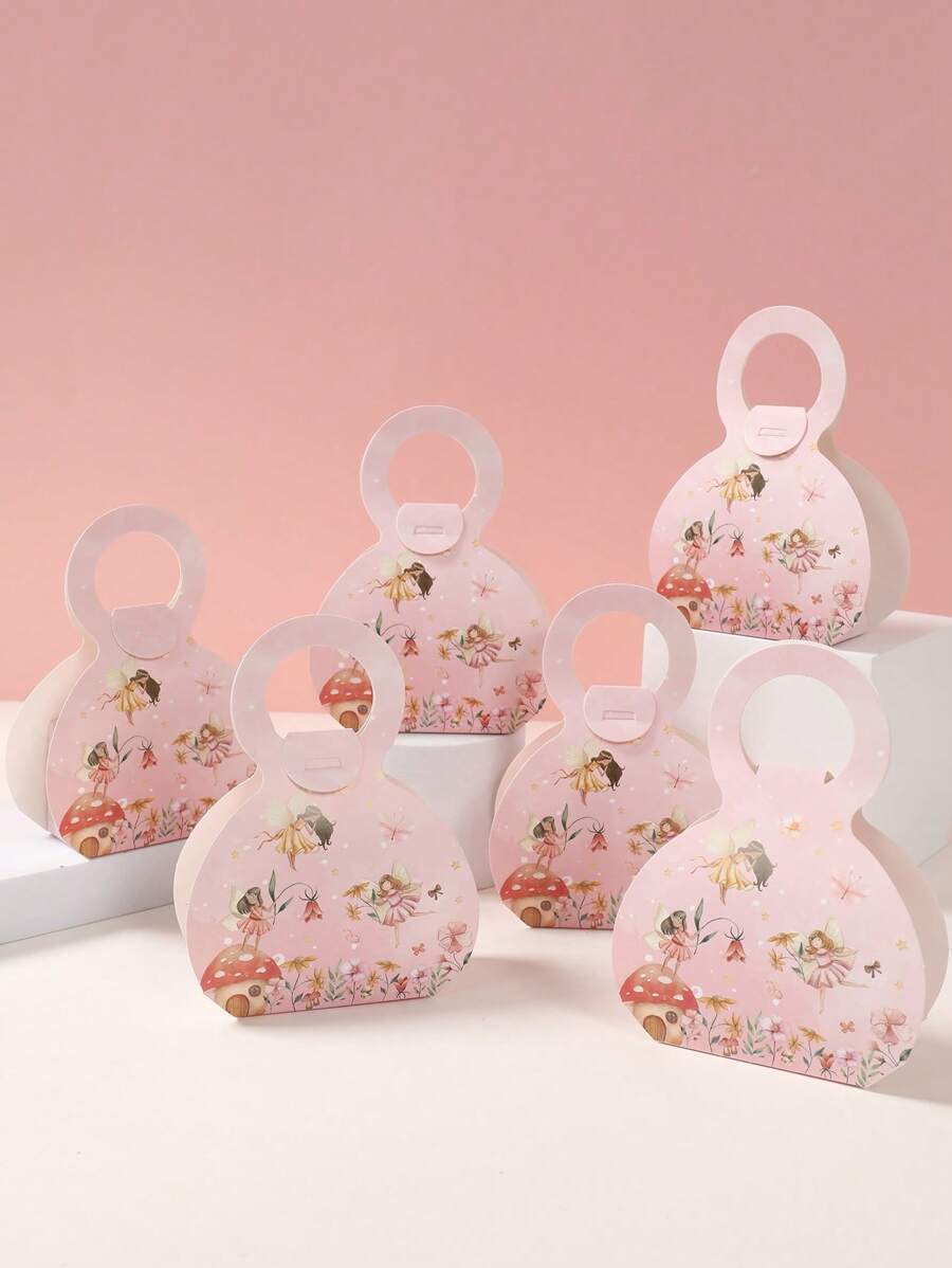 12 Stücke Geschenkboxen mit Henkel im Blumenfee-Design, Geschenkboxen aus Papier mit Blumenfee-Muster, Geschenkdekorationsboxen für Blumenfee-Geburtstagsfeiern, Geschenkverpackung für Feiertags-Feiern, Baby-Shower-Dekorationen, Gender-Enthüllungsdekorationen, Blumenfee-Themen-Party-Geschenkverpackungsbedarf, Hochzeitsdekoration, Party-Tisch-Geschenkdekorationsbedarf, Boxen für kleine Artikel, Küchen-Verpackungsbedarf, Party-Gastgeschenke